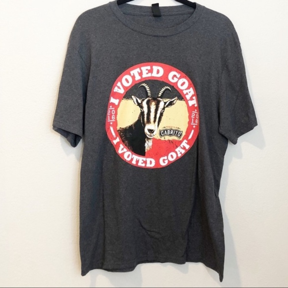 Cabrito Tequila Graphic Tee‎ “I Voted Goat”